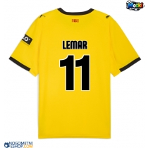 Moški Nogometni dresi Girona Thomas Lemar #11 Gostujoči 2025-26 Kratek Rokav